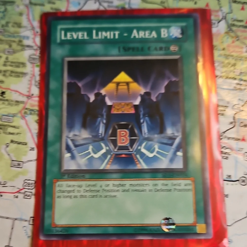 🔥Level Limit - Area B SD3-EN024 Structure Deck:‎ Blaze of Destruction 1st Ed